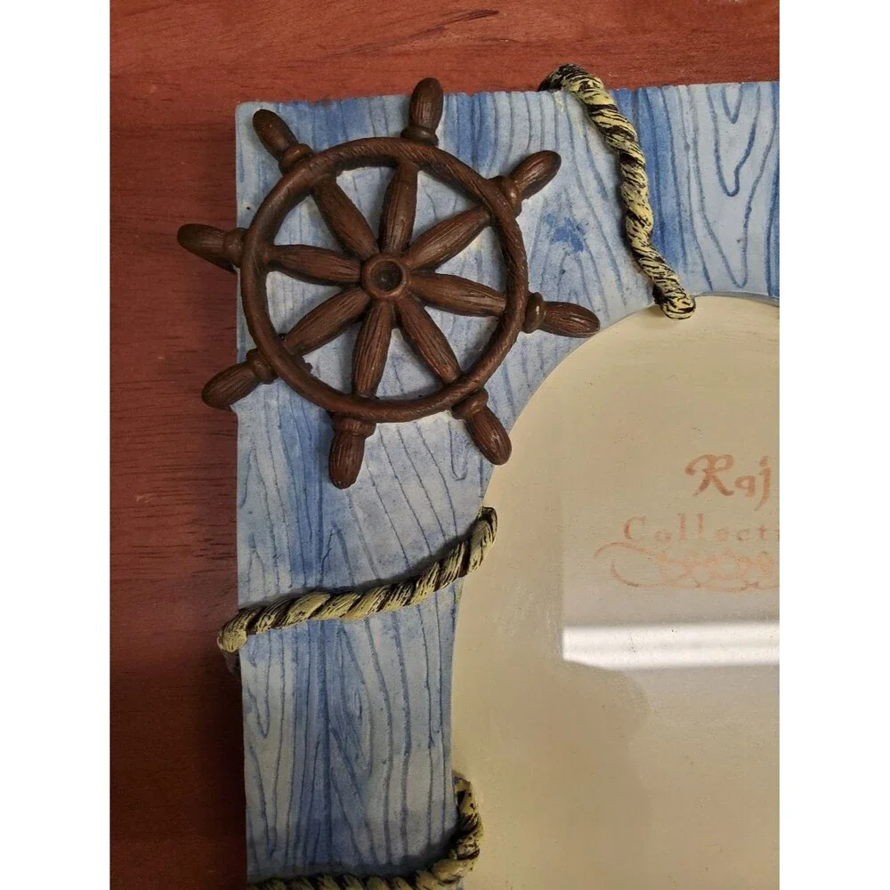 Anchors Away! Vintage Sailboat Photo Picture Frame 4x6